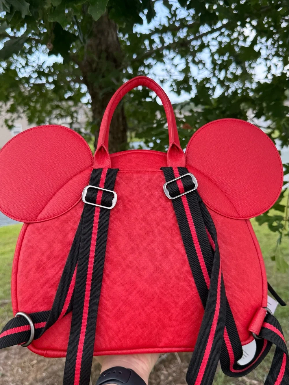 Disney Baby Red & freshly picked Mini Backpack with Mickey Sketch Lining